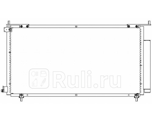 52119809 - Радиатор кондиционера (SAKURA) Honda CR V 2 (2001-2004)