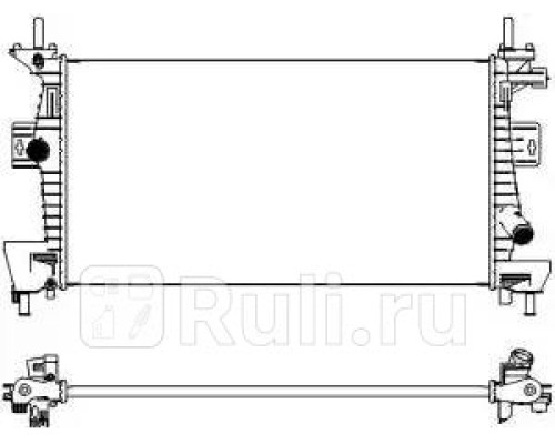 31618516 - Радиатор охлаждения (SAKURA) Ford Focus 3 рестайлинг (2014-2019)