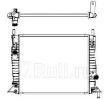 31611010 - Радиатор охлаждения (SAKURA) Ford Focus 2 рестайлинг (2008-2011)