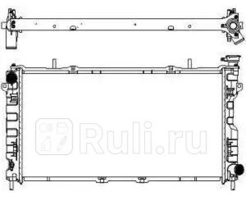31311009 - Радиатор охлаждения (SAKURA) Chrysler Voyager 4 (2000-2008)