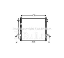 MT5239D - Радиатор кондиционера (AVA) Mitsubishi L200 (2006-2015)
