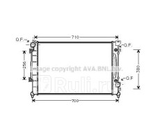 AIA2157 - Радиатор охлаждения (AVA) Audi A6 C5 (1997-2004)