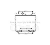 CR2072 - Радиатор охлаждения (AVA) Chrysler PT Cruiser (2000-2005)