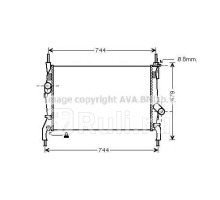 FD2404 - Радиатор охлаждения (AVA) Ford Transit 6 (2006-2013)