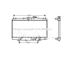 HD2071 - Радиатор охлаждения (AVA) Honda Accord 5 CC (1993-1996)