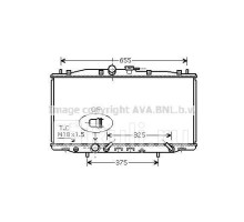 HD2179 - Радиатор охлаждения (AVA) Honda Accord 7 (2003-2008)