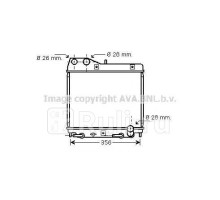 HD2161 - Радиатор охлаждения (AVA) Honda Jazz GD (2001-2008)