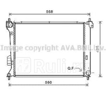HY2309 - Радиатор охлаждения (AVA) Hyundai i20 (2008-2014)