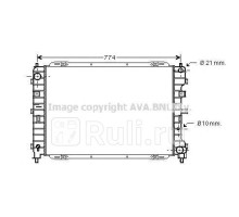FD2375 - Радиатор охлаждения (AVA) Mazda Tribute (2000-2004)