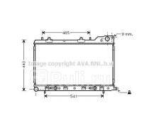 SU2054 - Радиатор охлаждения (AVA) Subaru Forester SG (2002-2008)