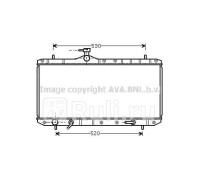 SZ2063 - Радиатор охлаждения (AVA) Suzuki Liana (2001-2008)