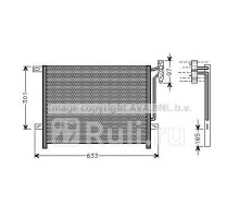 BW5203 - Радиатор кондиционера (AVA) BMW E46 (2001-2005)