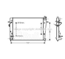 HY2203 - Радиатор охлаждения (AVA) Hyundai Tucson 1 (2004-2010)
