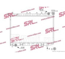 273108-1 - Радиатор охлаждения (SRLINE) Nissan Almera N15 (1995-1998)