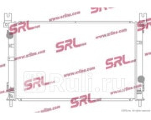 246008-1 - Радиатор охлаждения (SRLINE) Chrysler Pacifica (2003-2008)