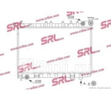 272908-3 - Радиатор охлаждения (SRLINE) Nissan Sunny N14 (1990-1995)