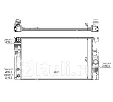 BW0013-1 - Радиатор охлаждения (SAT) BMW 5 F10 (2009-2017)