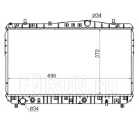 DW0004-1.4 - Радиатор охлаждения (SAT) Chevrolet Lacetti седан/универсал (2004-2013)