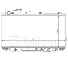 KI0001 - Радиатор охлаждения (SAT) Kia Shuma (1996-2001)