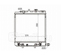 MZ0004 - Радиатор охлаждения (SAT) Mazda 323 BJ (1998-2000)