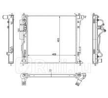 HY0018-1 - Радиатор охлаждения (SAT) Hyundai Tucson 3 (2015-2021)