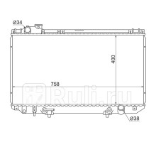 TY0006-147 - Радиатор охлаждения (SAT) Toyota Crown S140 (1991-1995)