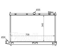 BD0001 - Радиатор охлаждения (SAT) BYD F3 (2005-2013)