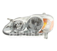 20-6236-a5-1a - Фара левая (TYC) Toyota Corolla E130 USA (2003-2004)