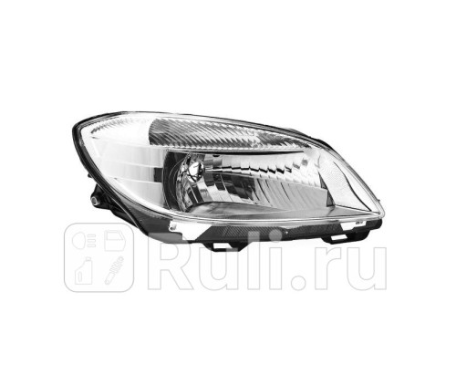 20-E321-05-2B - Фара правая (TYC) Skoda Fabia 2 рестайлинг (2010-)