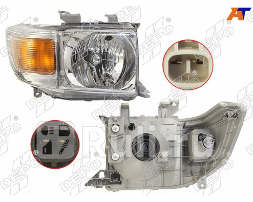 212-11M4R-LD-E - Фара правая Toyota Land Cruiser 70 рестайлинг (2007-2021)