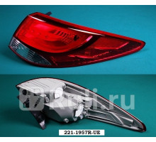 221-1957R-UE - Фонарь правый задний в крыло (DEPO) Hyundai Tucson 2 (2009-2014)
