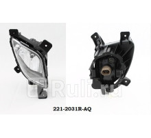 221-2031R-AQ - Противотуманная фара правая (DEPO) Hyundai Tucson 2 (2009-2014)