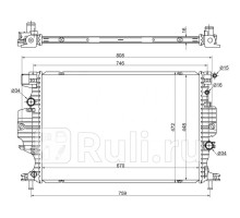 FD0014 - Радиатор охлаждения (SAT) Ford S-MAX 2 (2015-2021)