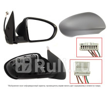 ST-DT65-940-B1 - Зеркало правое (SAT) Nissan Qashqai j10 рестайлинг (2010-2013)
