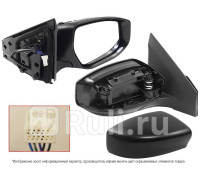 ST-DT09-940-B1 - Зеркало правое (SAT) Nissan Bluebird Sylphy B17 (2012-2021)