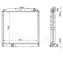 TY0071 - Радиатор охлаждения (SAT) Toyota Dyna (1999-2016)