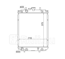 TY00012 - Радиатор охлаждения (SAT) Toyota Duet (1998-2004)