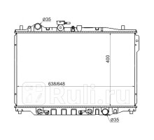 MZ0002 - Радиатор охлаждения (SAT) Mazda 626 GD (1987-1992)