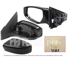 ST-DT09-940-B2 - Зеркало левое (SAT) Nissan Bluebird Sylphy B17 (2012-2021)