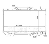 TY0002-ST190-2.0 - Радиатор охлаждения (SAT) Toyota Carina 190 (1992-1996)