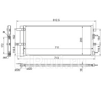 ST-FD31-394-0 - Радиатор кондиционера (SAT) Ford Mondeo 5 (2014-2021)