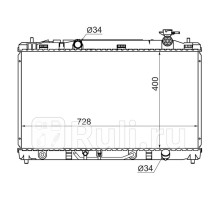 DRM50042 - Радиатор охлаждения (DENSO) Toyota Camry 40 (2006-2009)