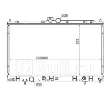 SG-MC0001-CS-R - Радиатор охлаждения (SAT) Mitsubishi Lancer 9 (2003-2007)