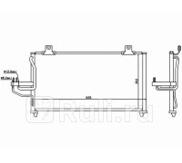 ST-KA40-394-0 - Радиатор кондиционера (SAT) Kia Sephia (1997-2004)