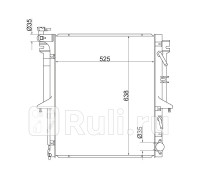 MC000L200-1 - Радиатор охлаждения (SAT) Mitsubishi Pajero Sport (2008-2015)