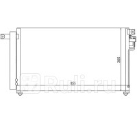 ST-KA46-394-0 - Радиатор кондиционера (SAT) Kia Rio 2 (2005-2011)