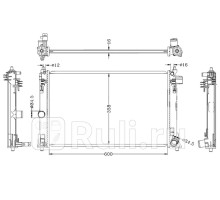ST-10-0022 - Радиатор охлаждения (SAT) Toyota C-HR (2016-2021)