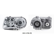 333-1176L-US - Фара левая (DEPO) Chrysler 300C (2005-2009)