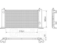 350213189000 - Радиатор охлаждения (MAGNETI MARELLI) Fiat Stilo (2001-2007)