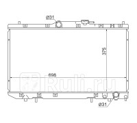 TY0002-CT210 - Радиатор охлаждения (SAT) Toyota Carina 210 (1996-2001)